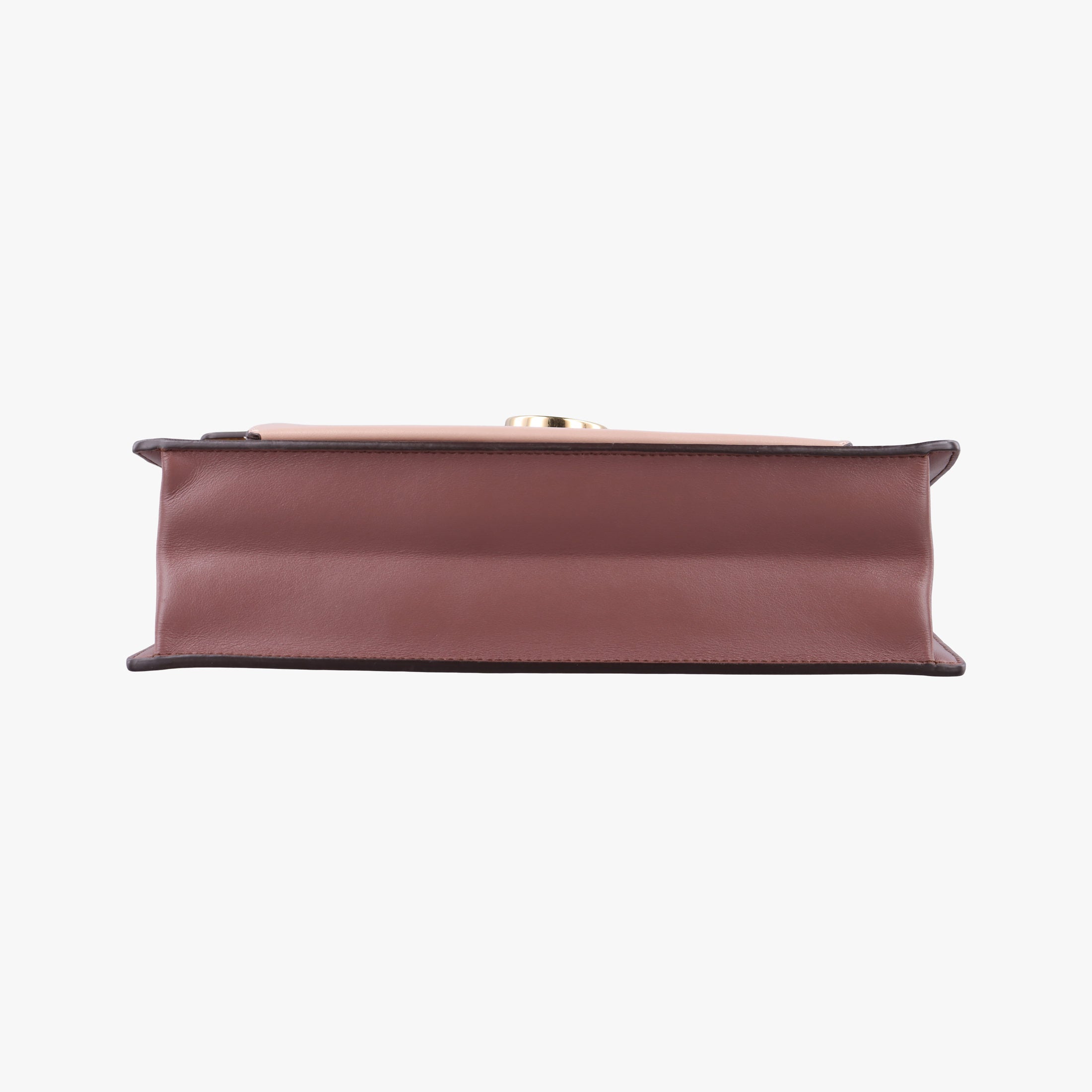 Pre-owned Ferragamo Marisol Brown×Beige ×Yellow Leather  shoulderbag | stylenewstar