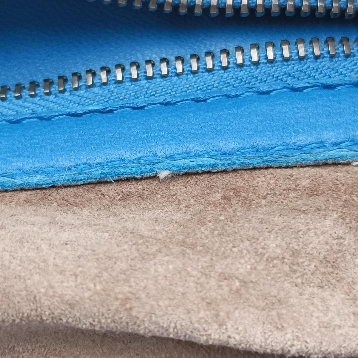 Pre-owned Bottega Veneta Intrecciato Blue lambskin  shoulderbag | stylenewstar