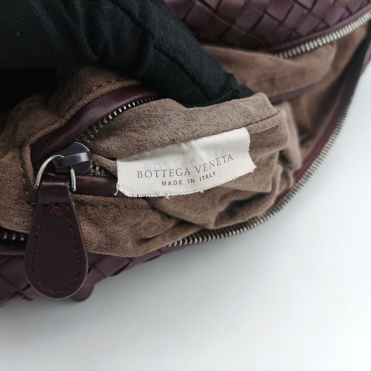 Pre-owned Bottega Veneta Intrecciato Burgundy lambskin  handbag | stylenewstar