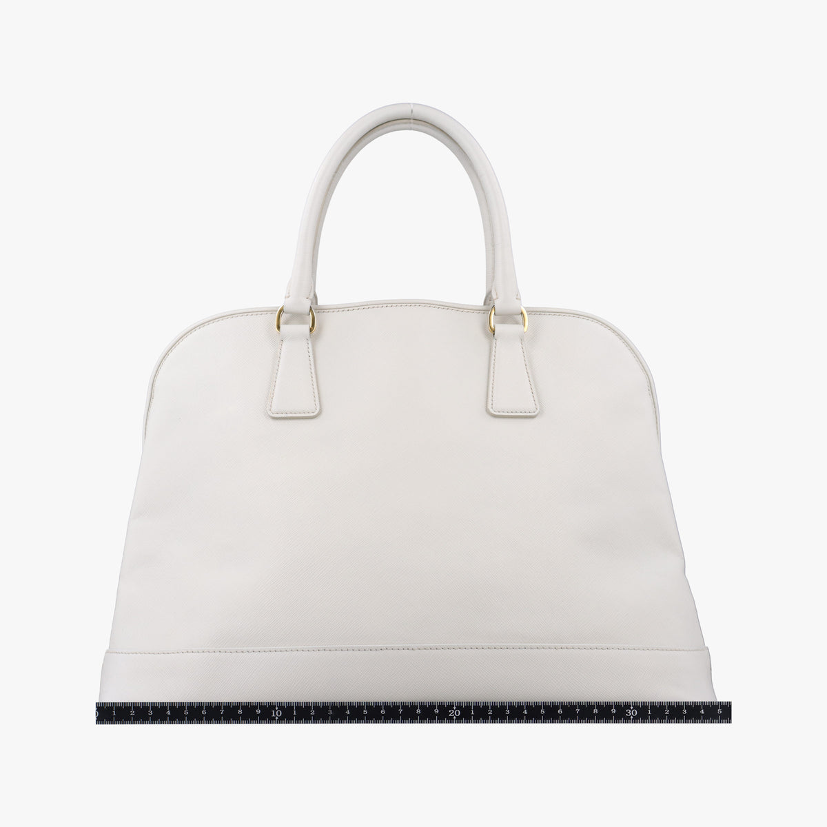 Vintage Prada Promenade White SAFFIANO Leather BN2558 handbag | stylenewstar