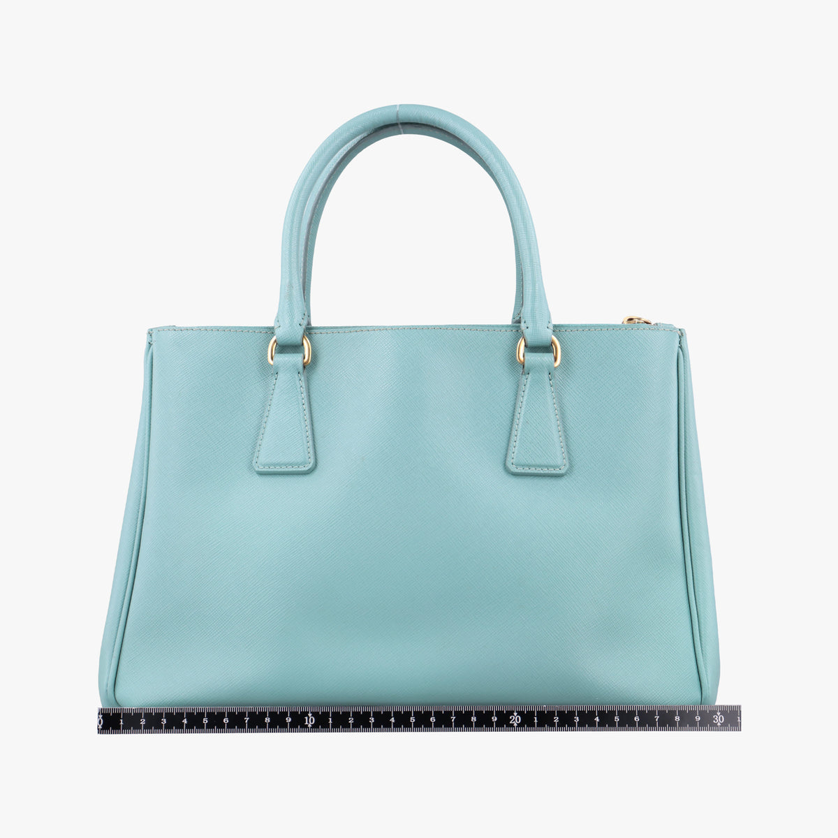 Pre-owned Prada Galleria Blue SAFFIANO Leather BN1801 shoulderbag | stylenewstar