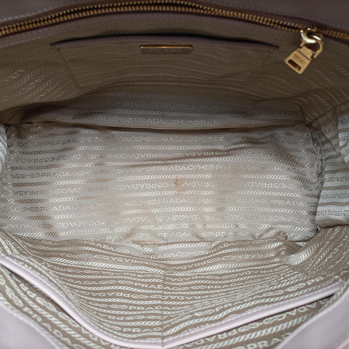Pre-owned Prada Galleria Pink SAFFIANO Leather BN1801 shoulderbag | stylenewstar