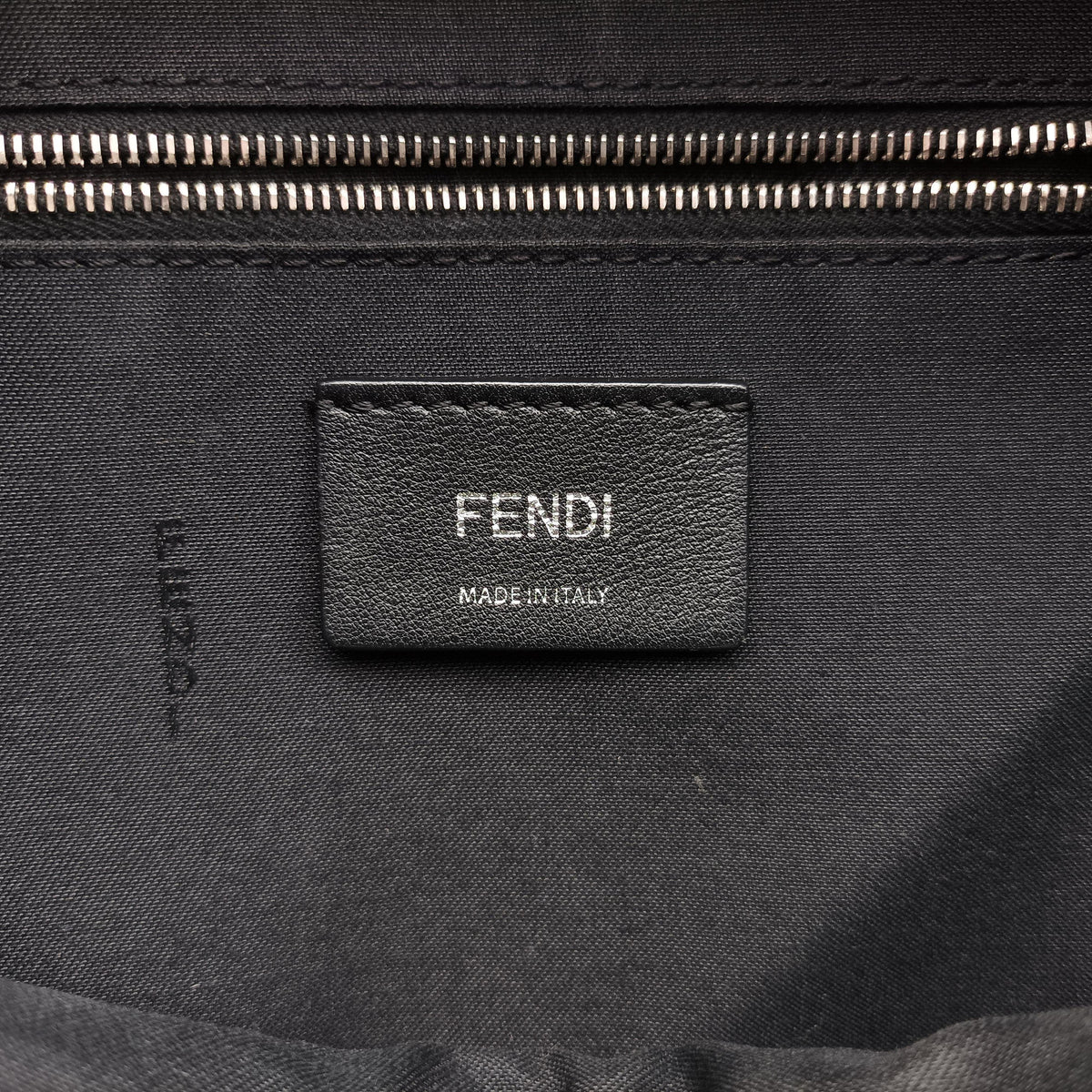 Pre-owned Fendi Multi Studs By the Way Black Leather 8BZ038 backpack/rucksack | stylenewstar