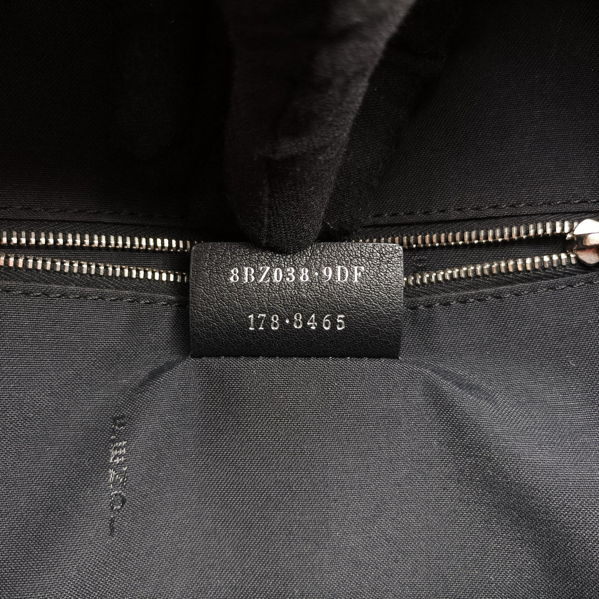 Pre-owned Fendi Multi Studs By the Way Black Leather 8BZ038 backpack/rucksack | stylenewstar