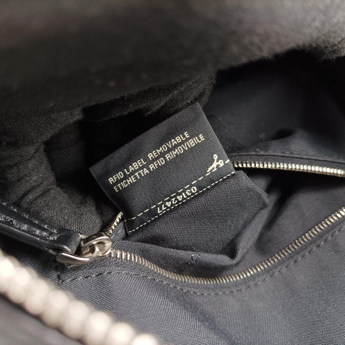 Pre-owned Fendi Multi Studs By the Way Black Leather 8BZ038 backpack/rucksack | stylenewstar