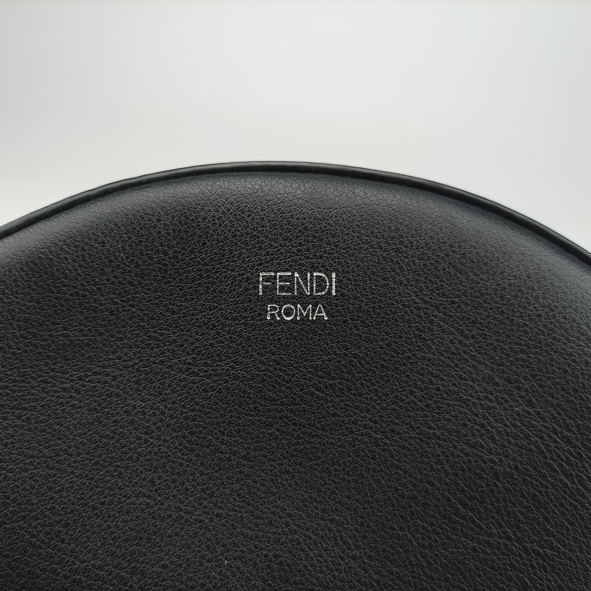 Pre-owned Fendi Multi Studs By the Way Black Leather 8BZ038 backpack/rucksack | stylenewstar