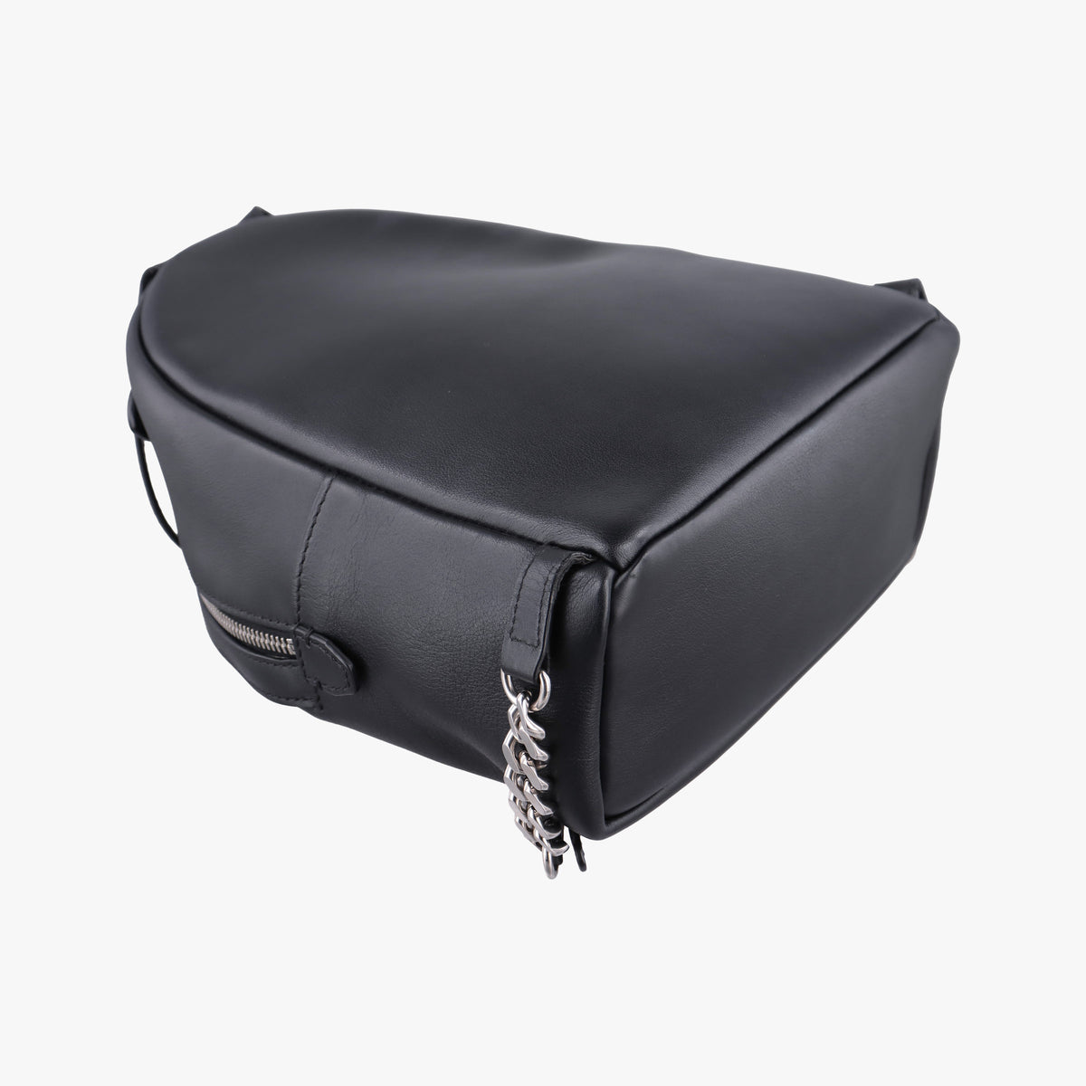 Pre-owned Fendi Multi Studs By the Way Black Leather 8BZ038 backpack/rucksack | stylenewstar