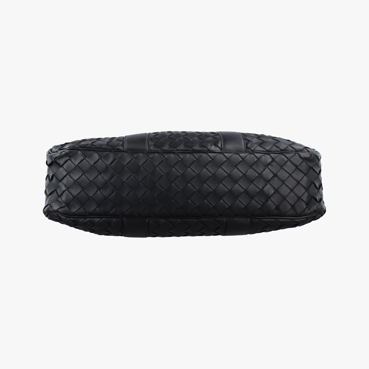 Pre-owned Bottega Veneta Intrecciato Business Black Lambskin 651580 shoulderbag | stylenewstar