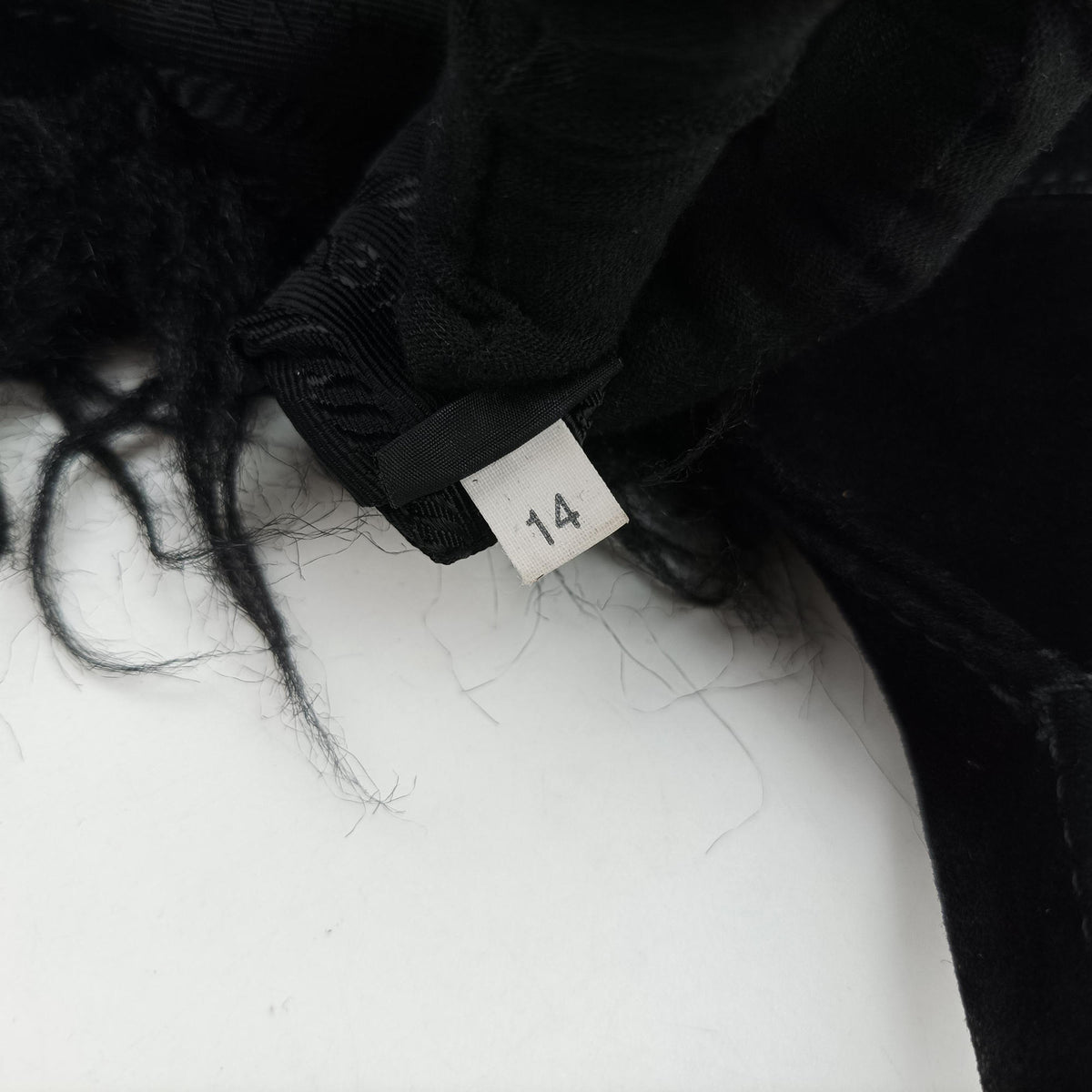 Vintage Prada Canapa Black Suede x Fur  handbag | stylenewstar