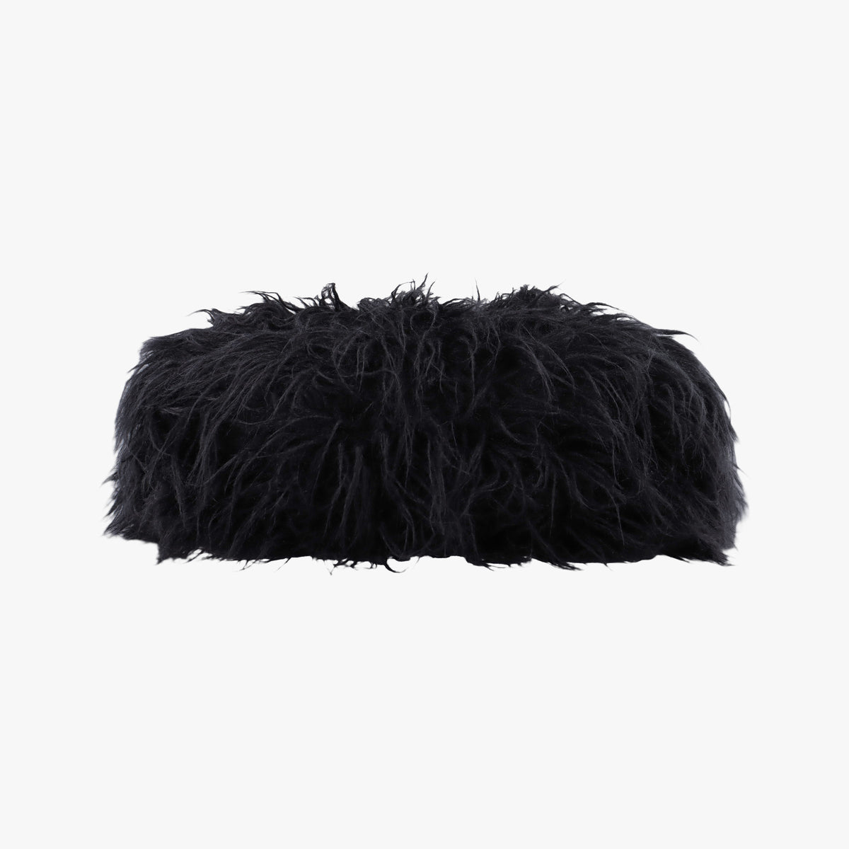 Vintage Prada Canapa Black Suede x Fur  handbag | stylenewstar