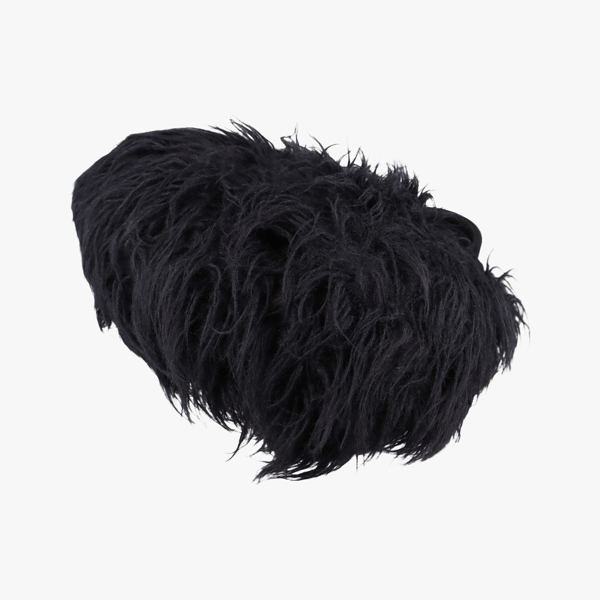 Vintage Prada Canapa Black Suede x Fur  handbag | stylenewstar