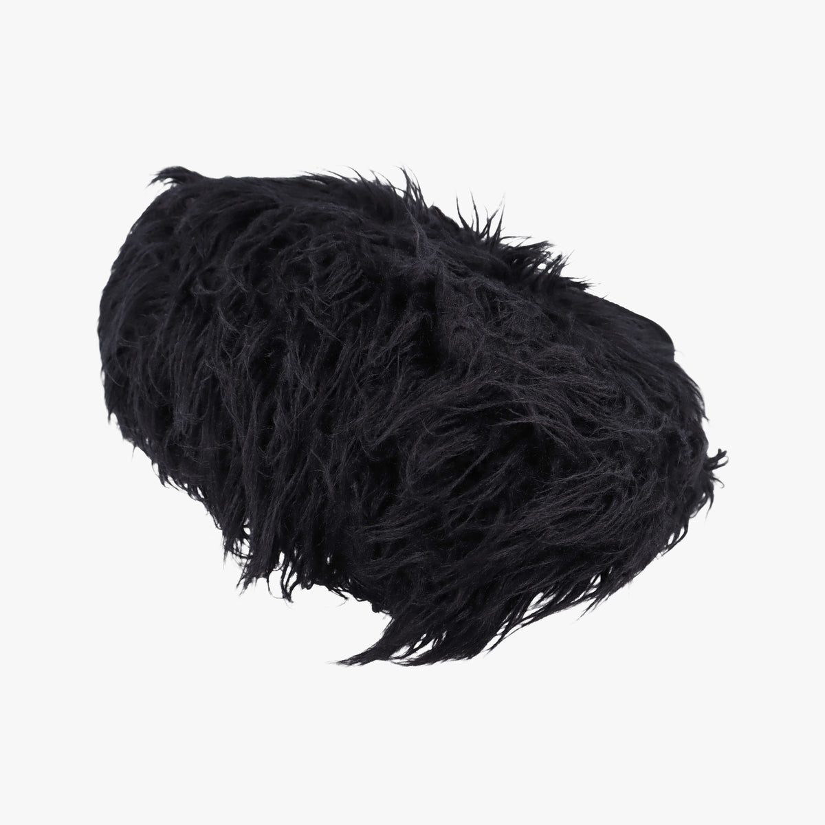 Vintage Prada Canapa Black Suede x Fur  handbag | stylenewstar