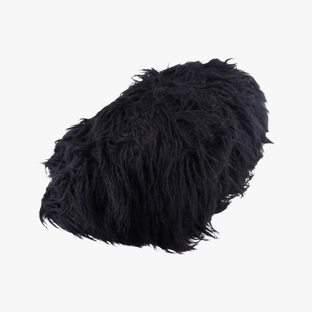 Vintage Prada Canapa Black Suede x Fur  handbag | stylenewstar