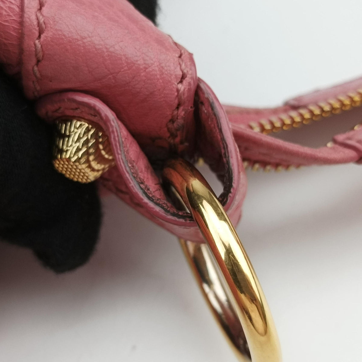 Secondhand Balenciaga Giant Town Pink lambskin  shoulderbag | stylenewstar