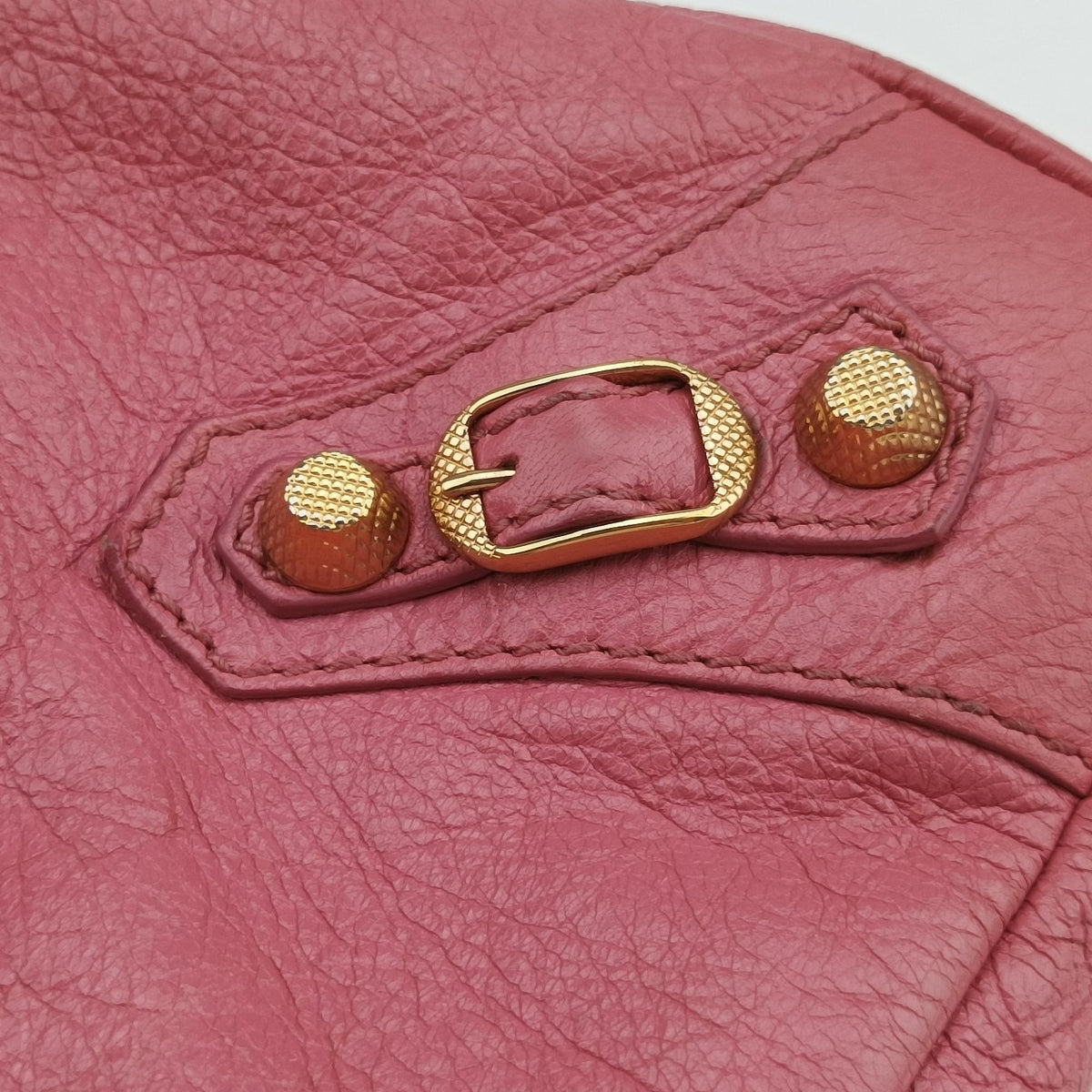 Secondhand Balenciaga Giant Town Pink lambskin  shoulderbag | stylenewstar