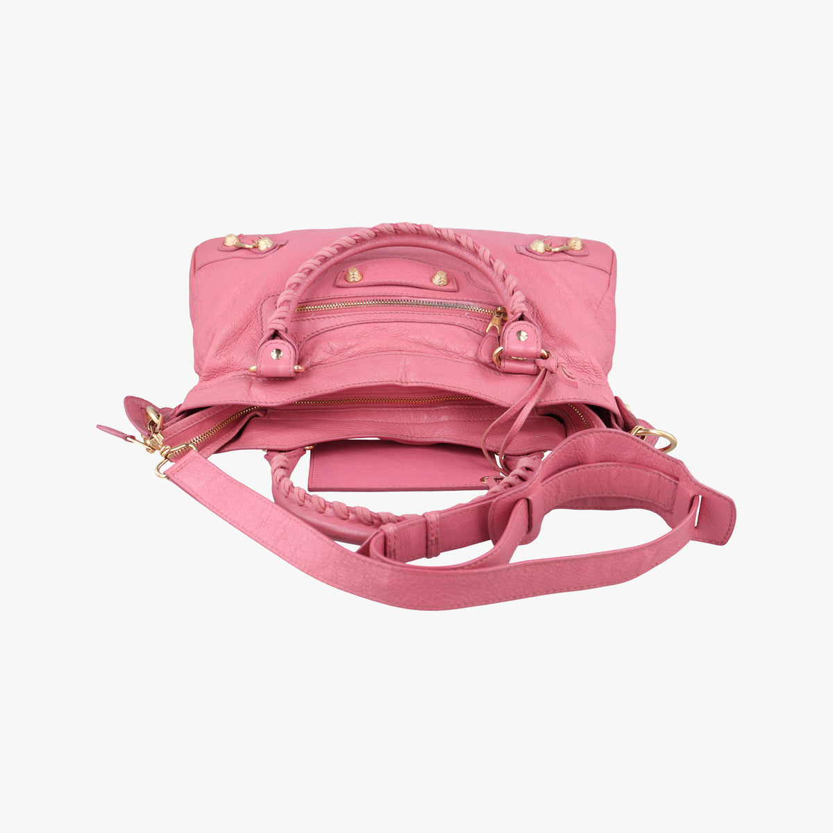 Secondhand Balenciaga Giant Town Pink lambskin  shoulderbag | stylenewstar