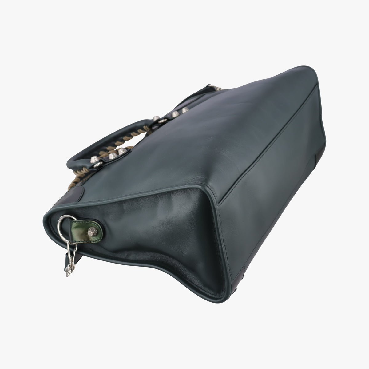 Secondhand Balenciaga Large City Green Leather  shoulderbag | stylenewstar