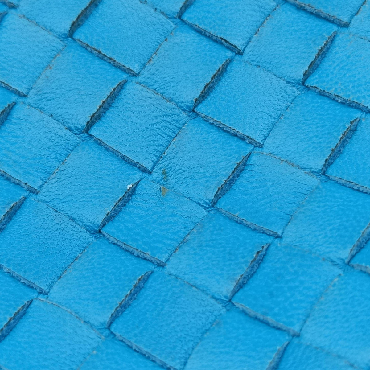 Vintage Bottega Veneta Intrecciato Blue lambskin  handbag | stylenewstar