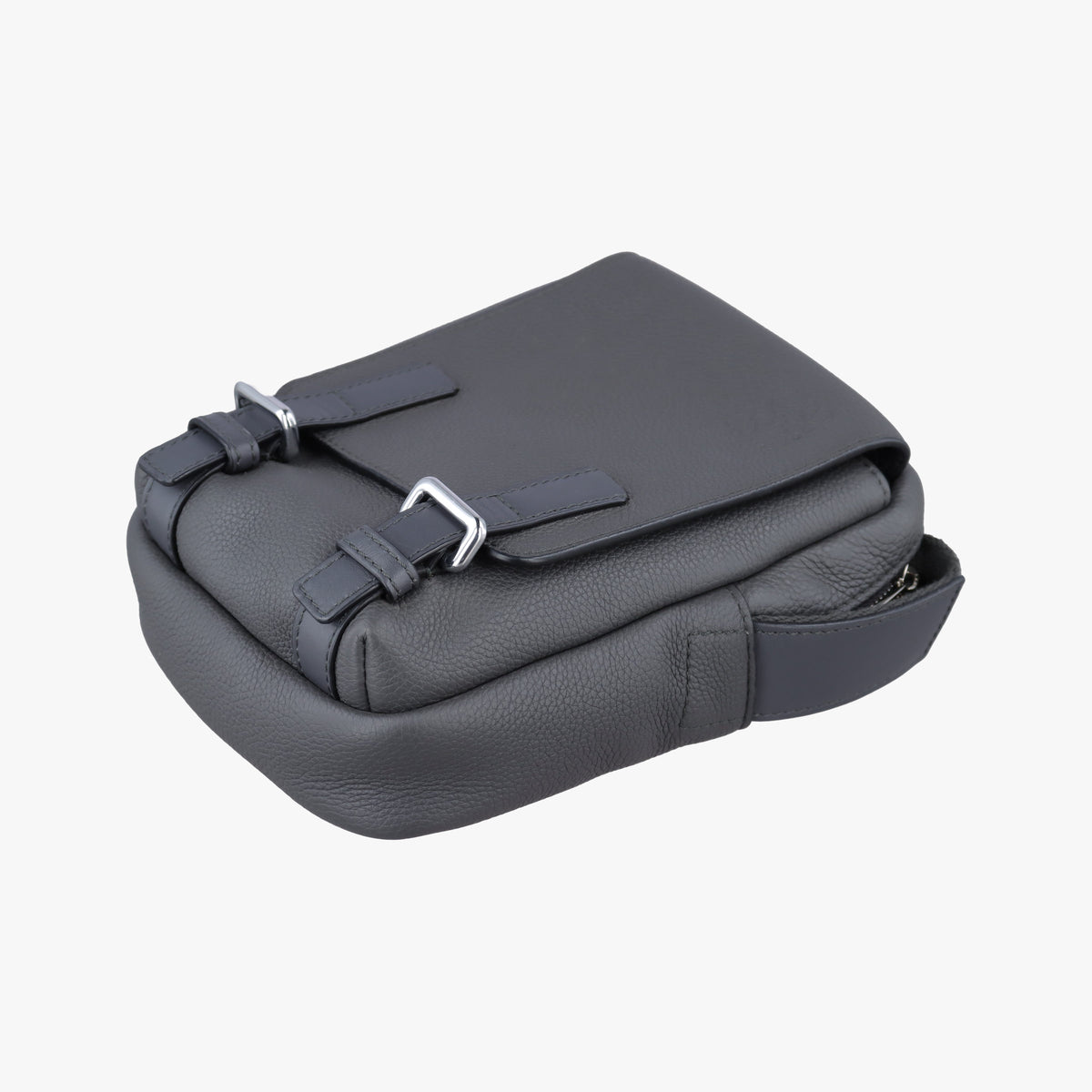 Pre-owned Loewe Military Gray Leather B553P59X01 shoulderbag | stylenewstar