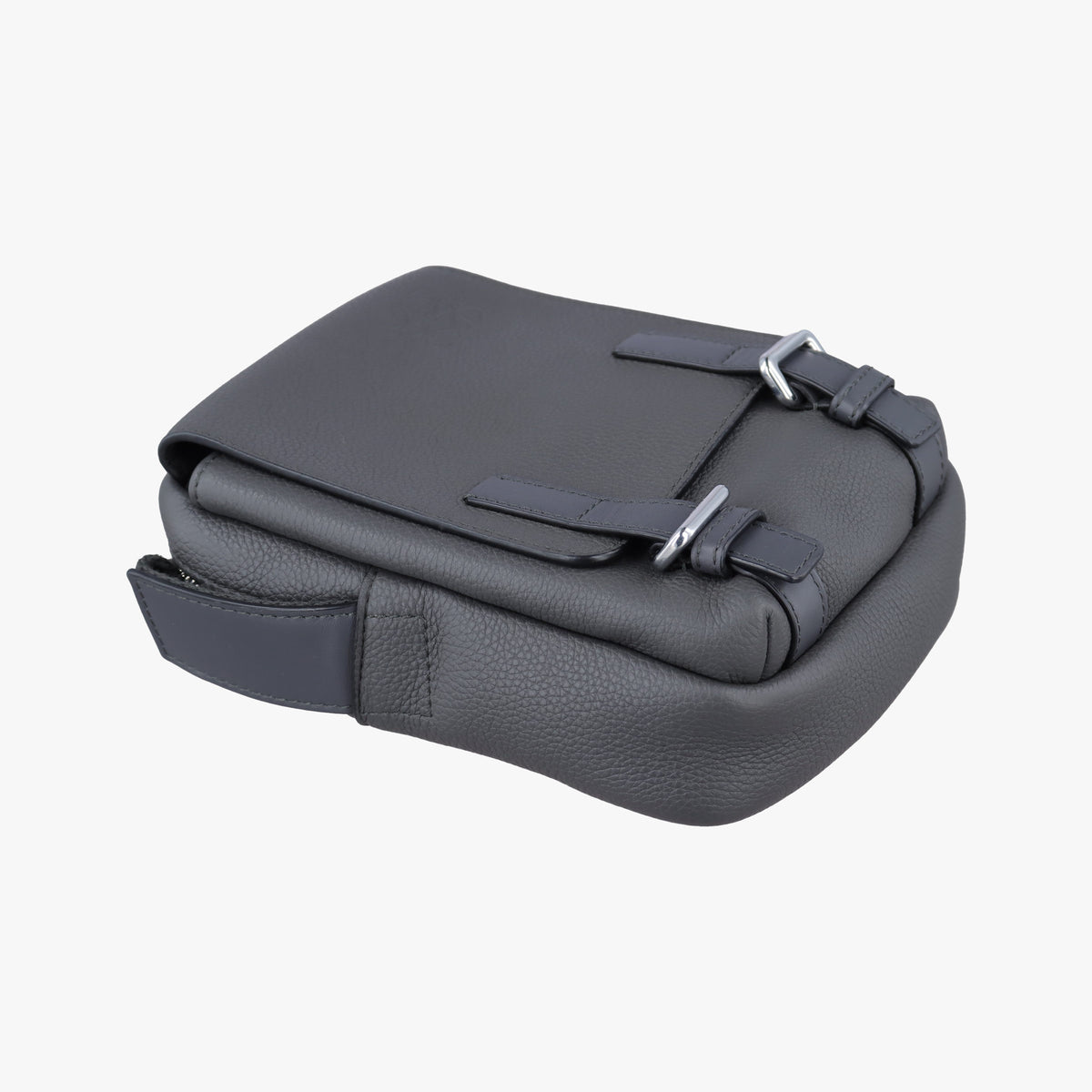 Pre-owned Loewe Military Gray Leather B553P59X01 shoulderbag | stylenewstar