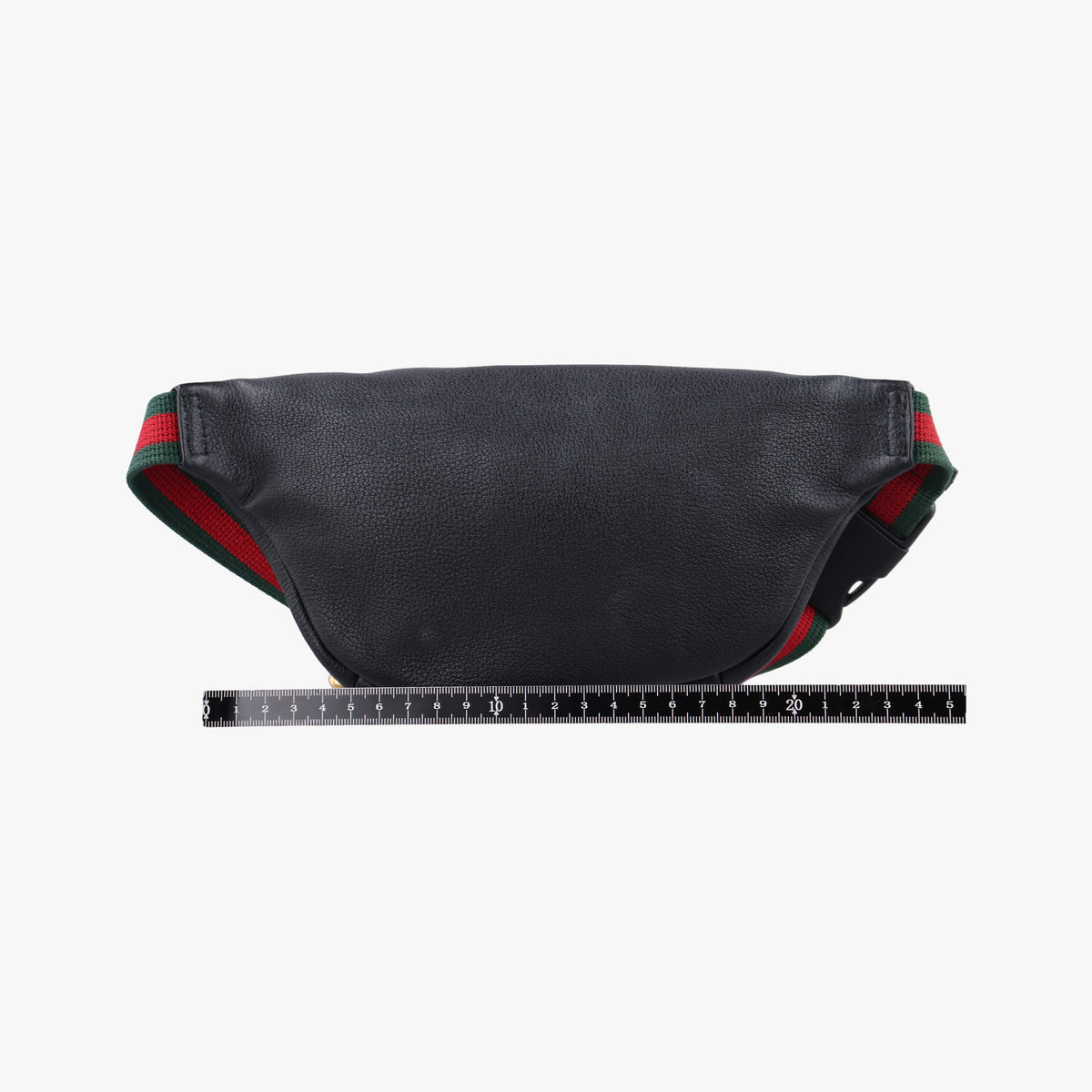 Pre-owned Gucci Print Black Leather 527792 bum bag/waist bag | stylenewstar