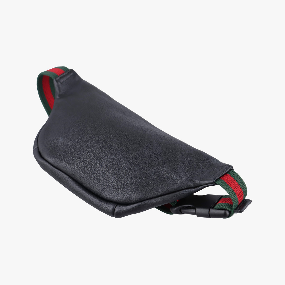 Pre-owned Gucci Print Black Leather 527792 bum bag/waist bag | stylenewstar