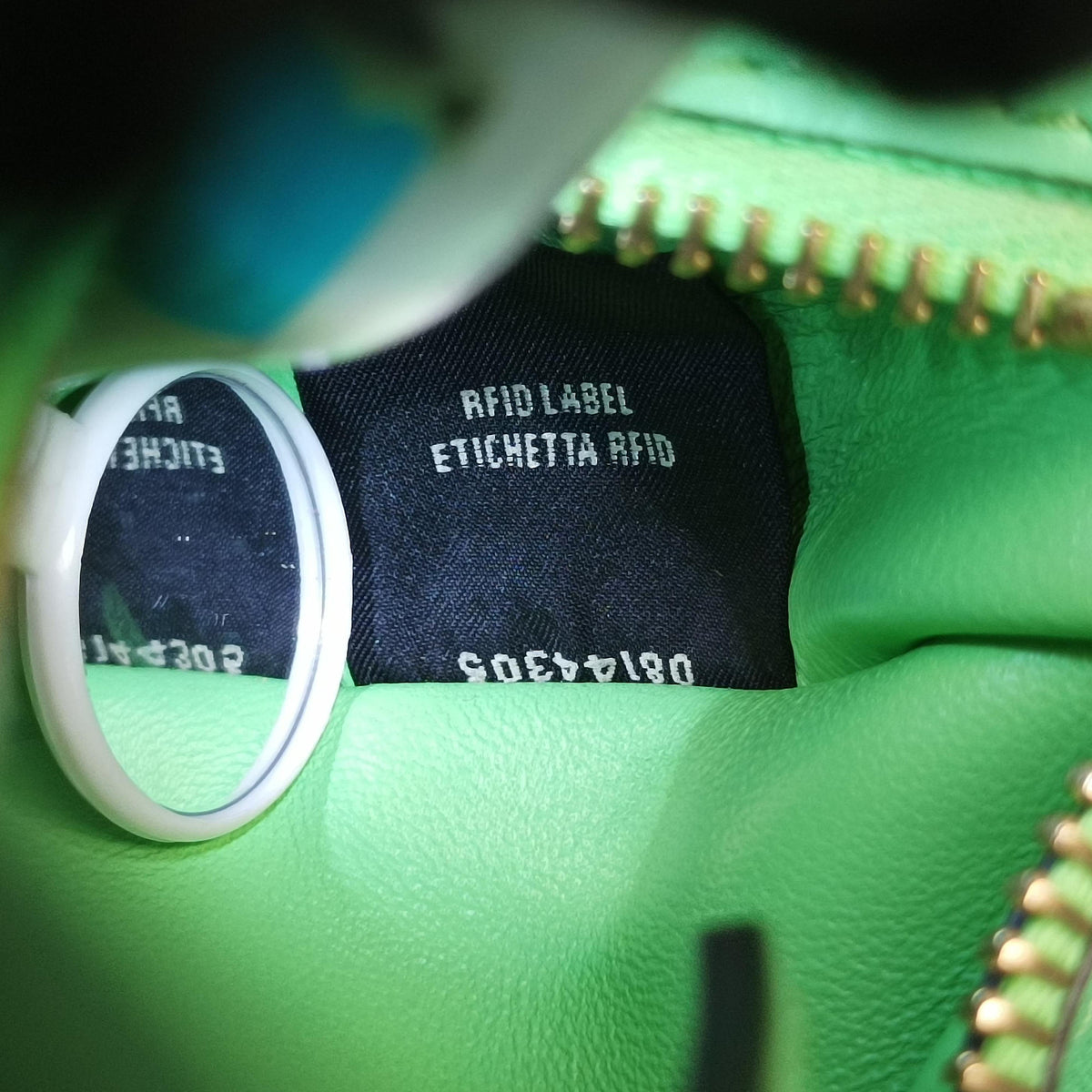 Vintage Fendi Nano Fendigraphy Green Leather 7AS089 handbag | stylenewstar