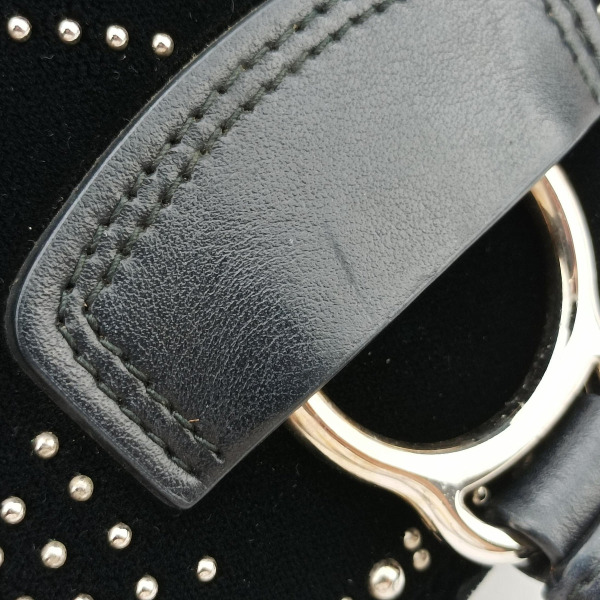 Pre-owned Miu Miu Dahlia Black velvet  shoulderbag | stylenewstar