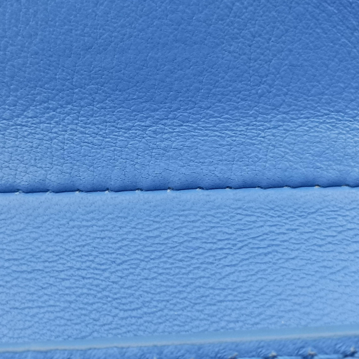 Pre-owned Christian Dior Saddle pouch Blue Leather  clutchbag | stylenewstar