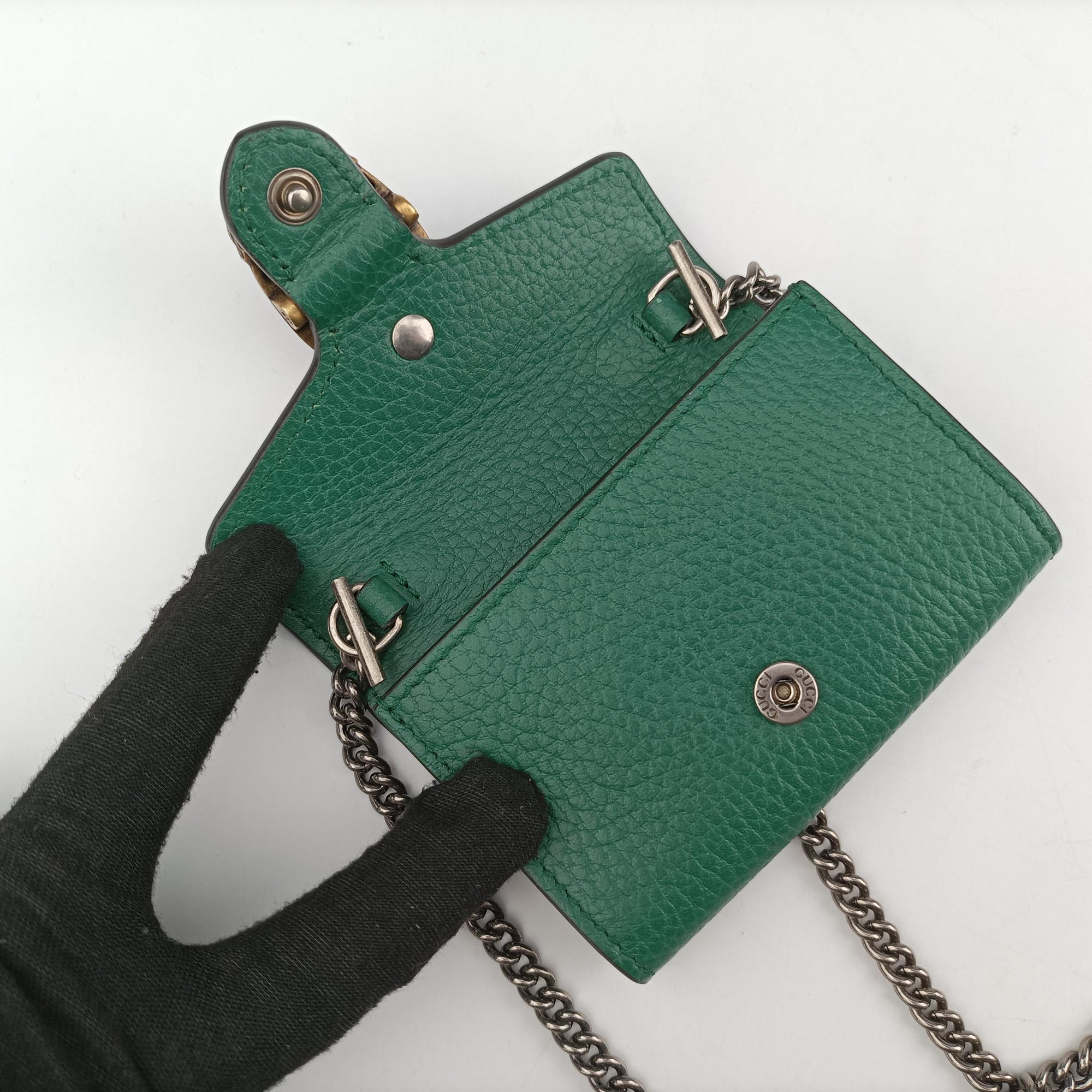 Vintage Gucci Dionysus Green Leather 574930 shoulderbag | stylenewstar