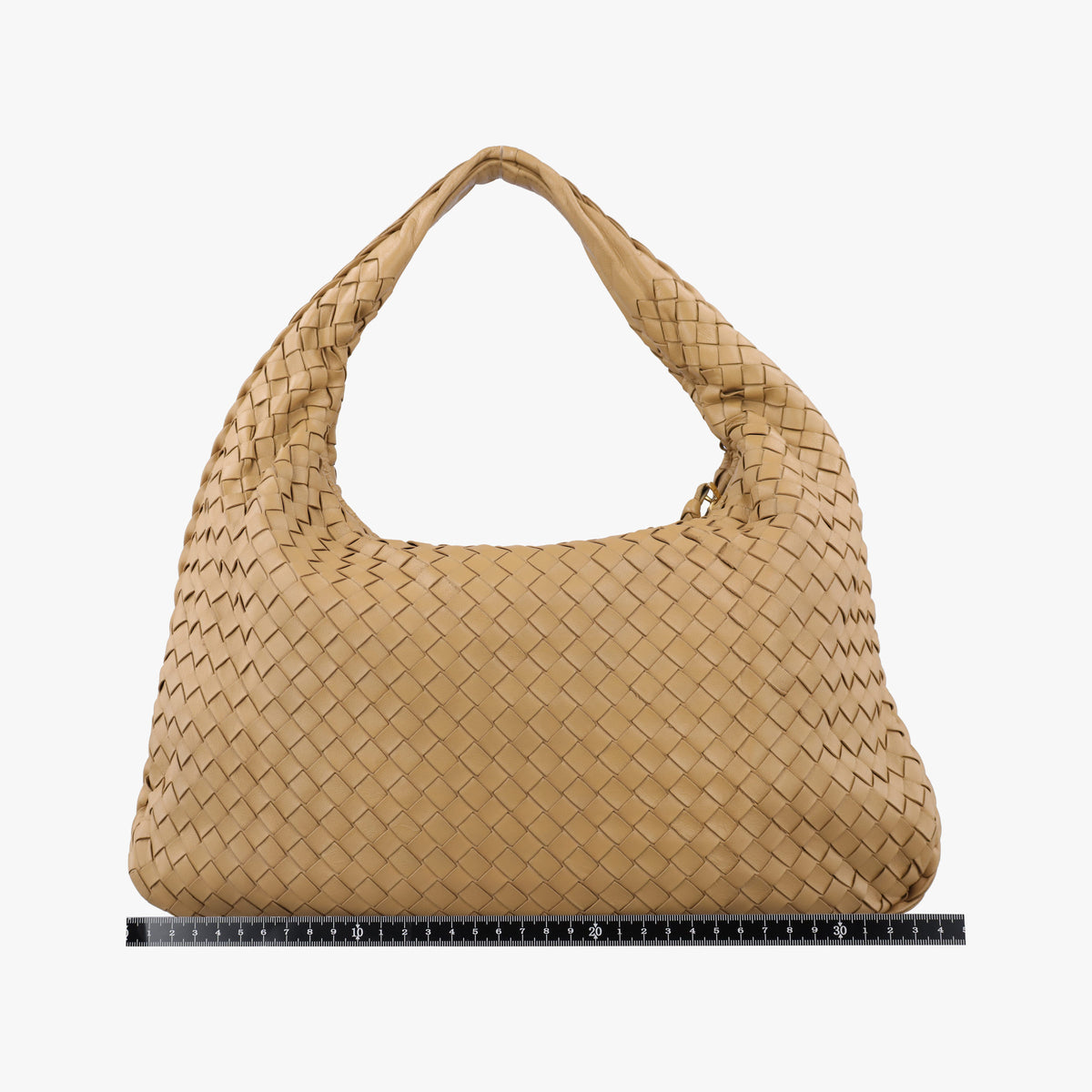 Pre-owned Bottega Veneta Intrecciato Beige lambskin  shoulderbag | stylenewstar