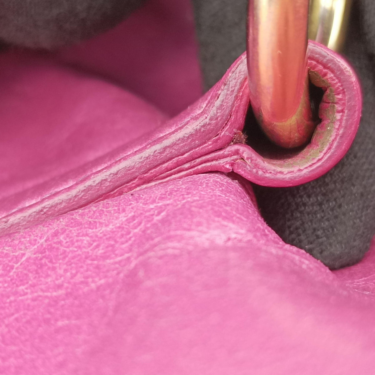 Pre-owned Miu Miu Vittelorux Bow Purple Leather  shoulderbag | stylenewstar