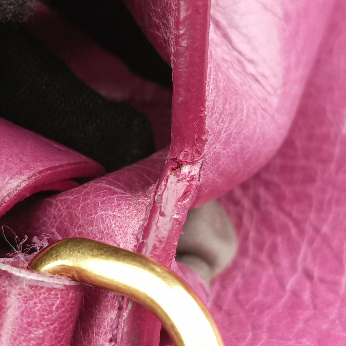Pre-owned Miu Miu Vittelorux Bow Purple Leather  shoulderbag | stylenewstar