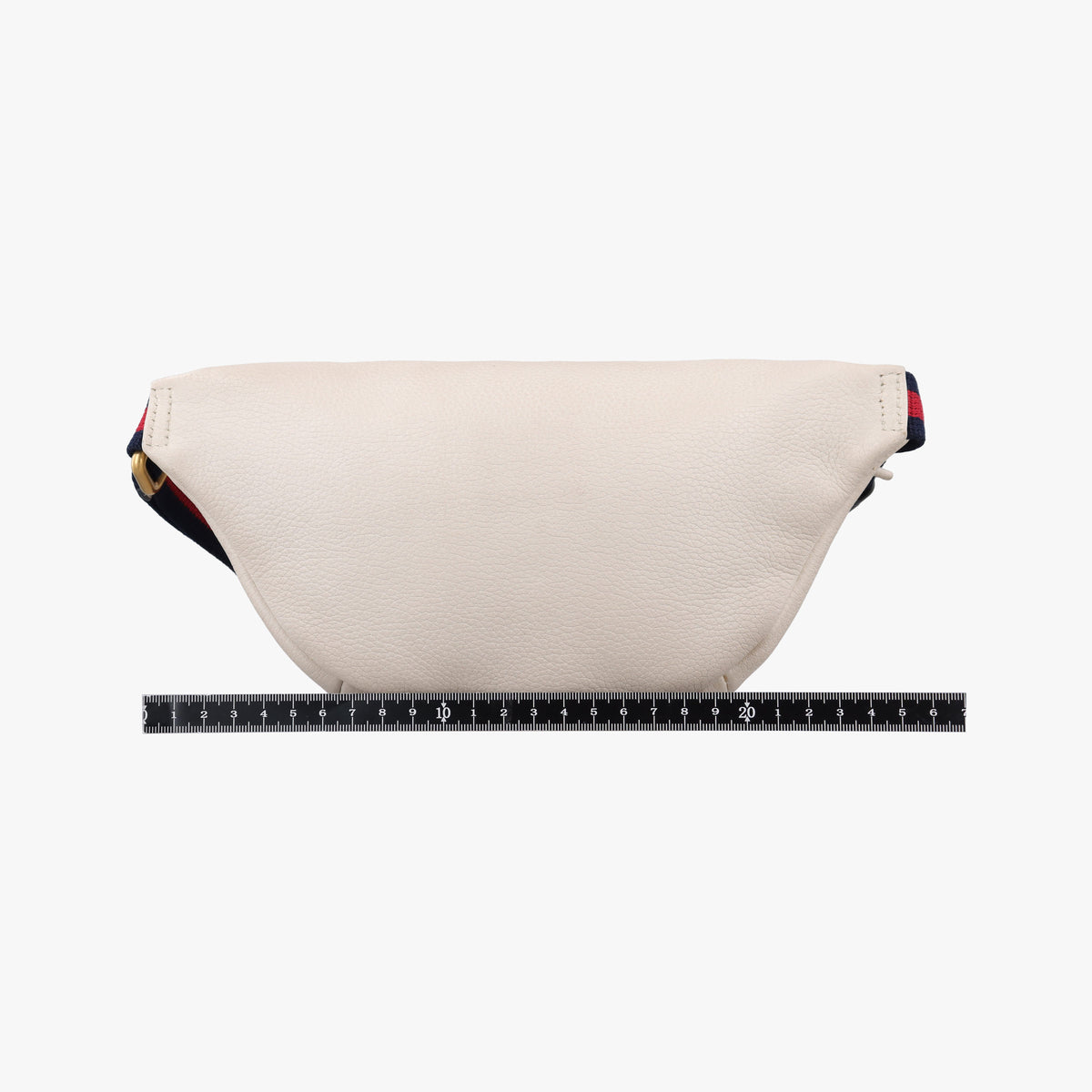 Pre-owned Gucci Print White Leather 527792 bum bag/waist bag | stylenewstar
