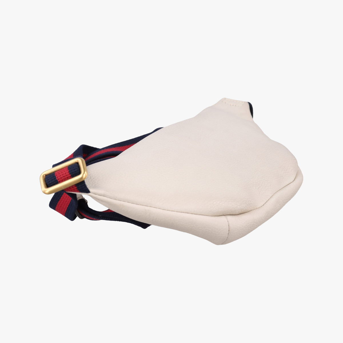 Pre-owned Gucci Print White Leather 527792 bum bag/waist bag | stylenewstar