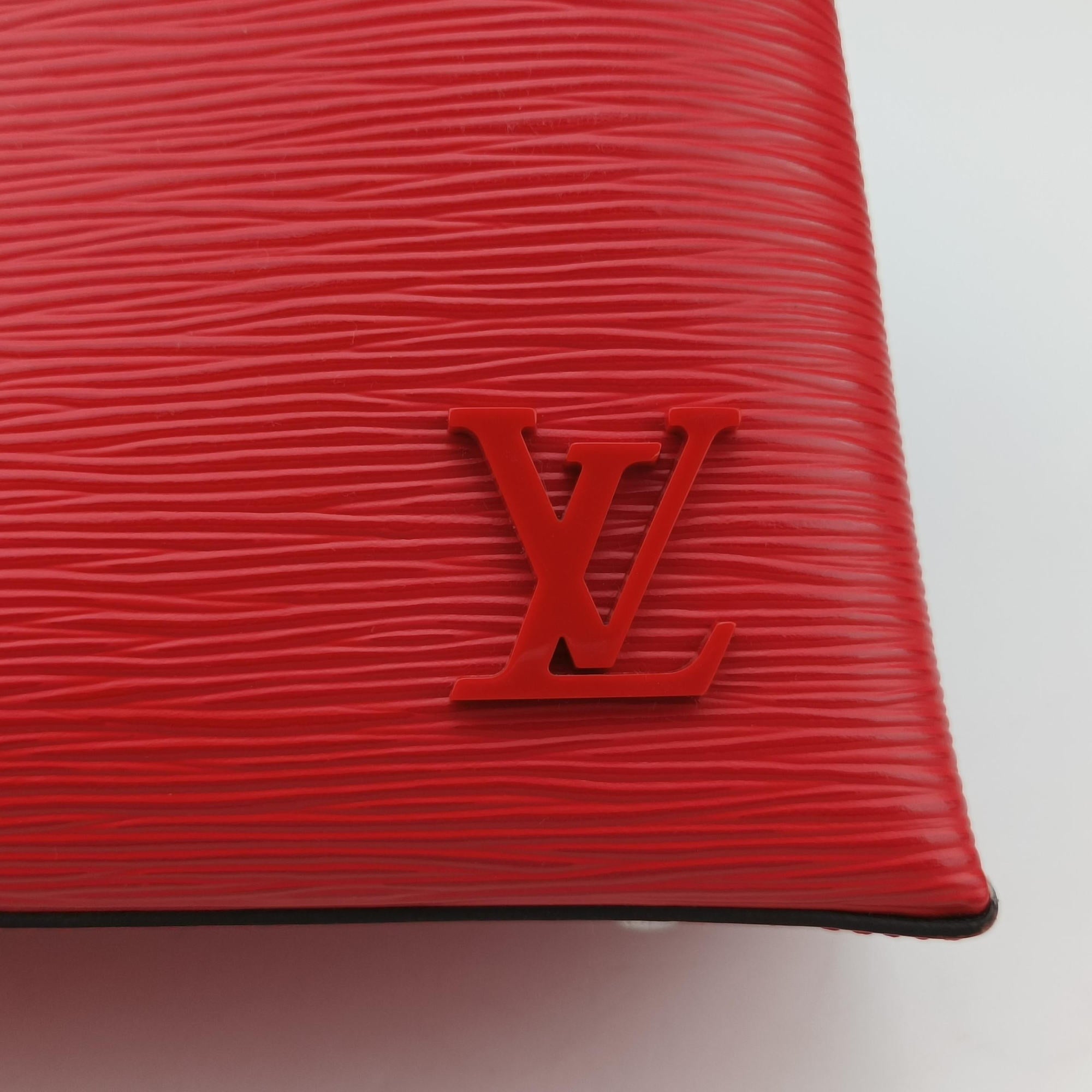 Pre-owned Louis Vuitton Kleber PM Red×Blue epi M51333 shoulderbag | stylenewstar