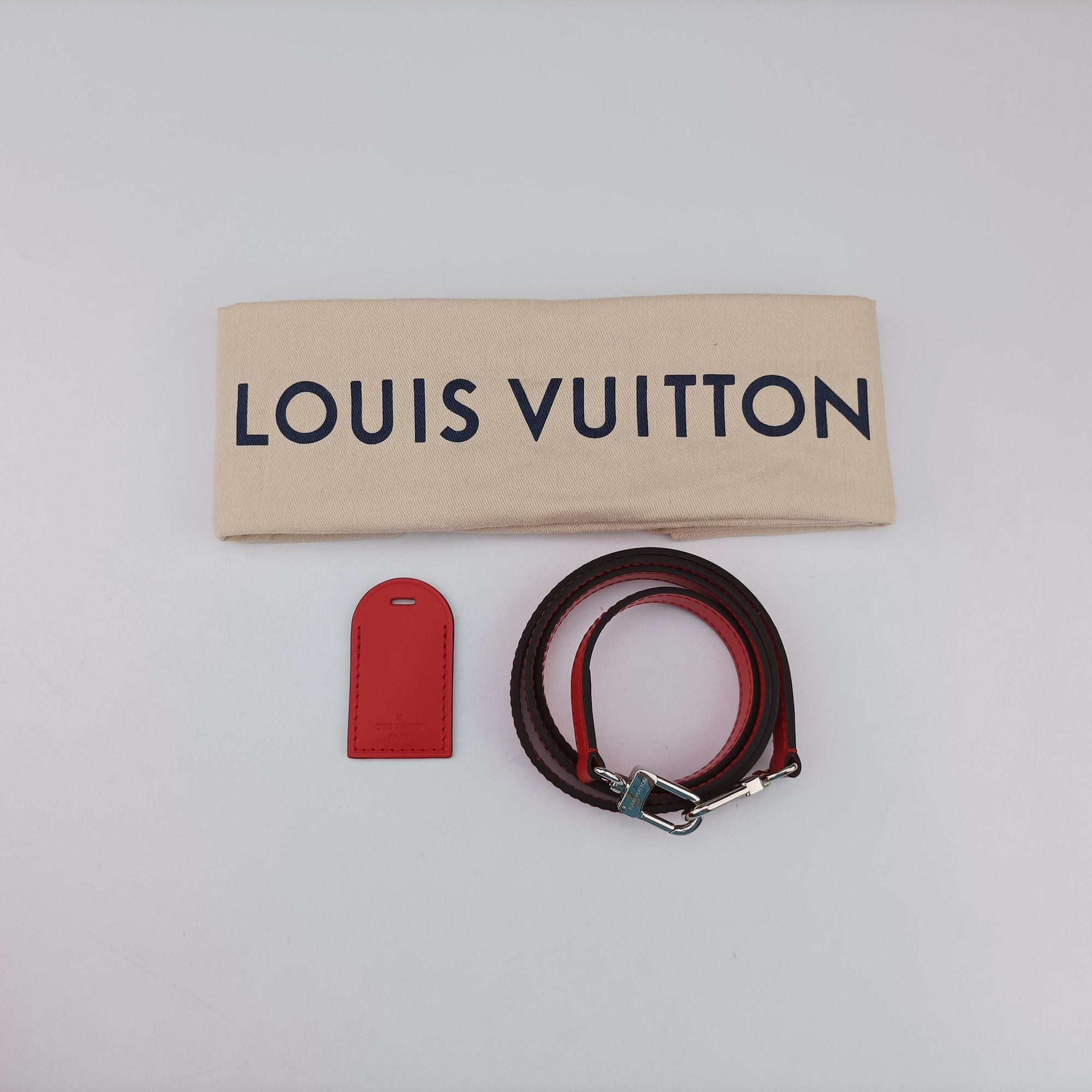Pre-owned Louis Vuitton Kleber PM Red×Blue epi M51333 shoulderbag | stylenewstar