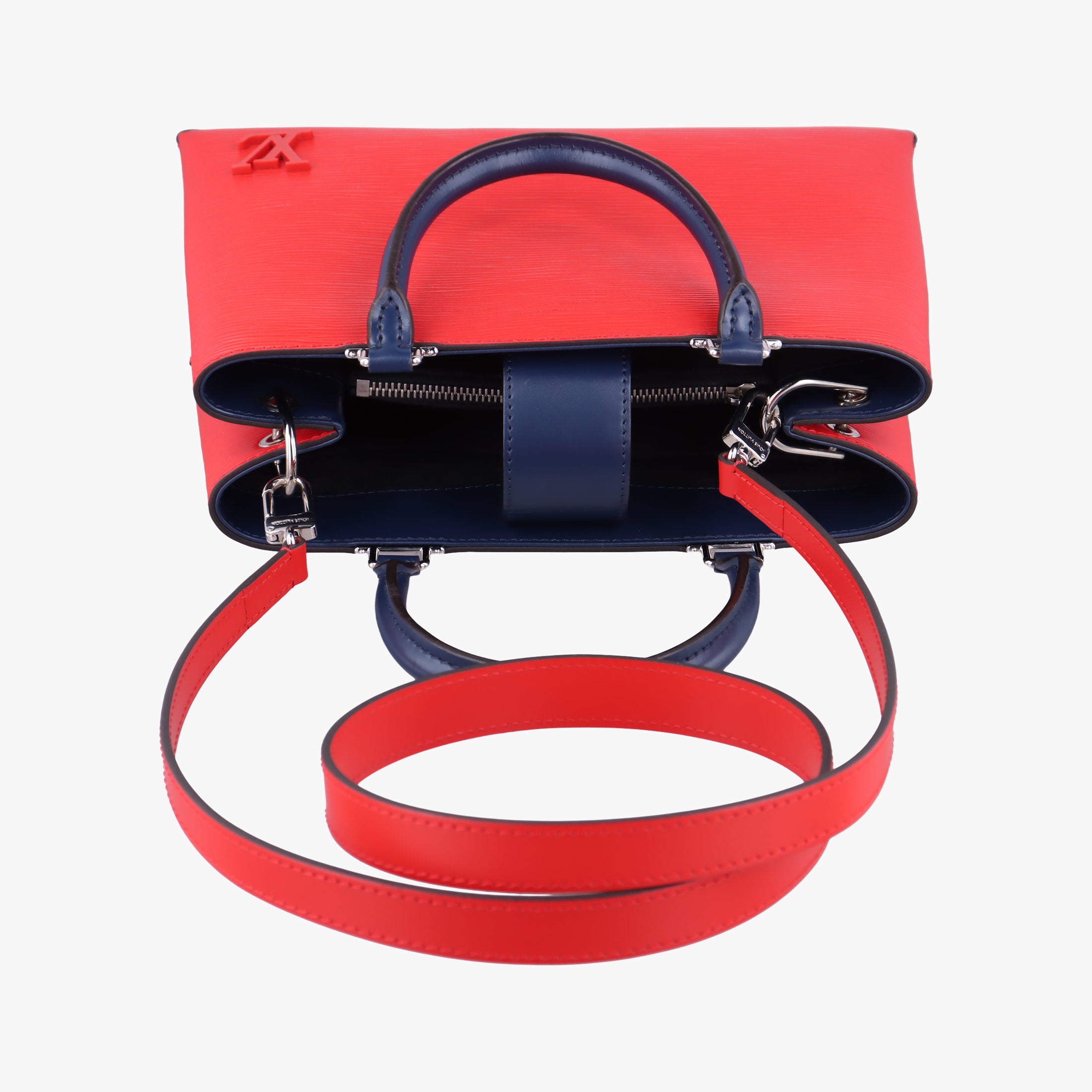 Pre-owned Louis Vuitton Kleber PM Red×Blue epi M51333 shoulderbag | stylenewstar
