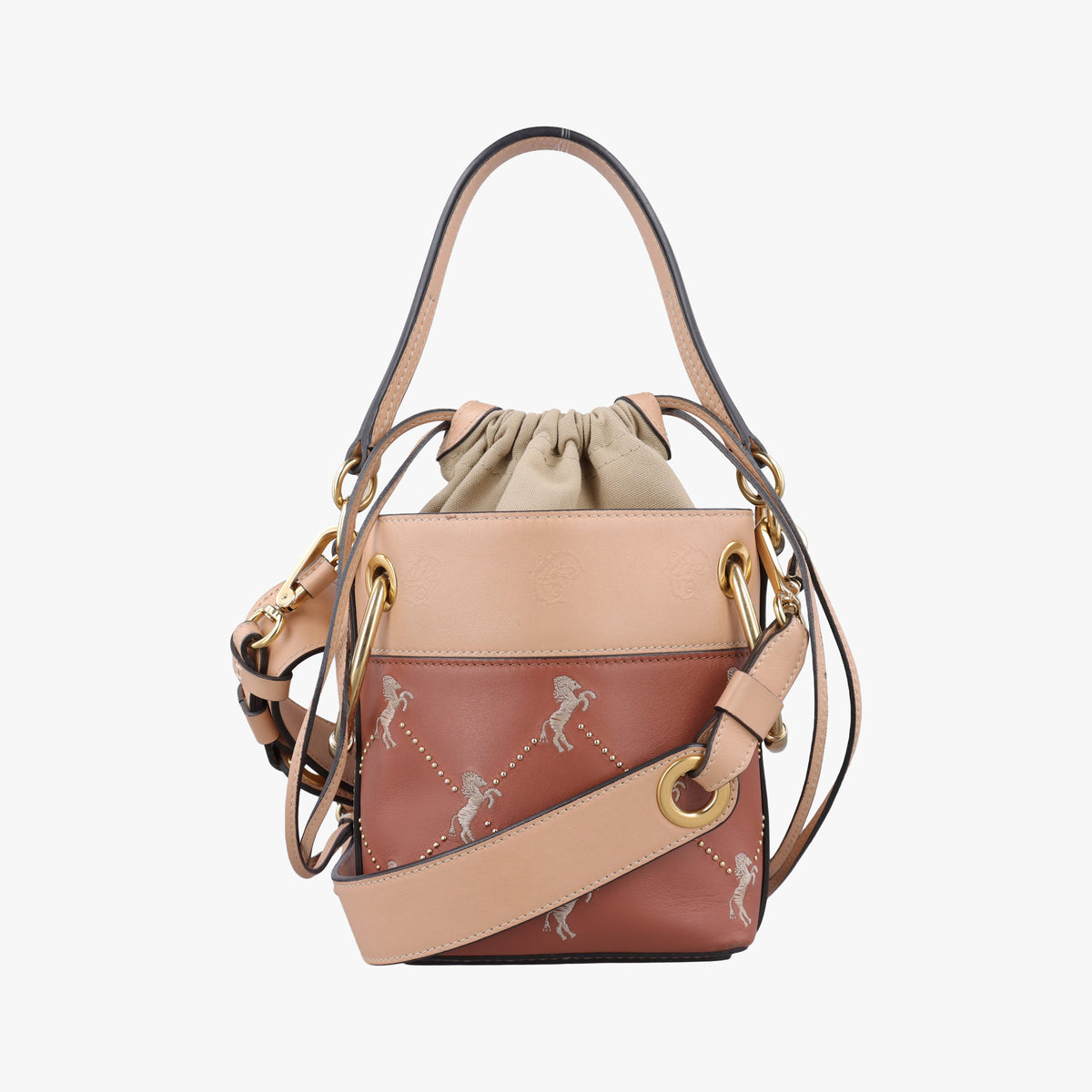 Vintage Chloe Roy Brown×Beige Leather  shoulderbag | stylenewstar