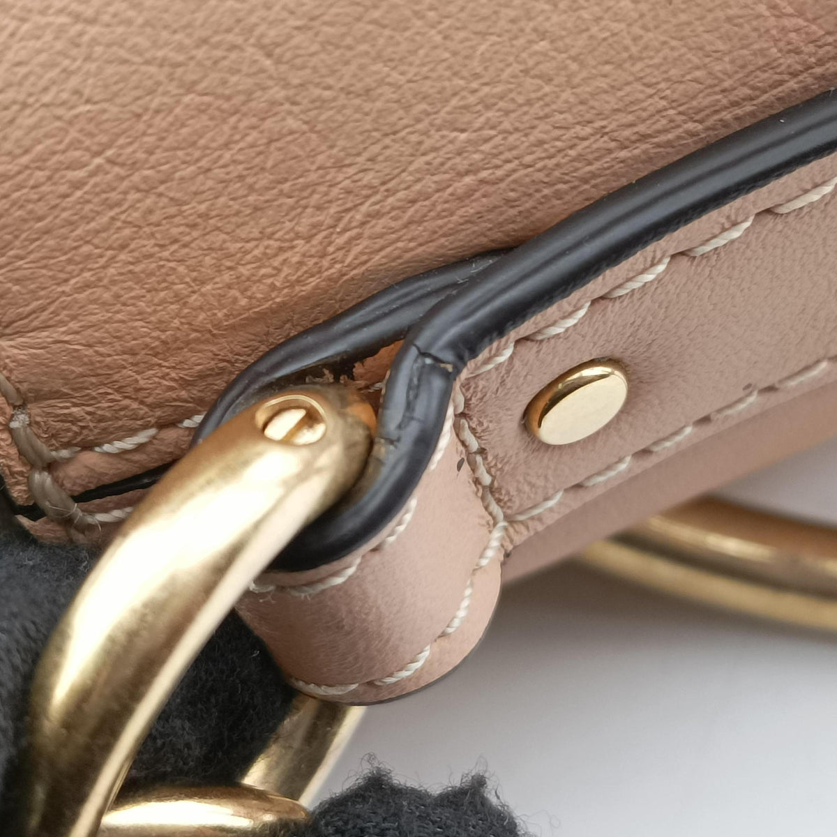 Vintage Chloe Roy Brown×Beige Leather  shoulderbag | stylenewstar