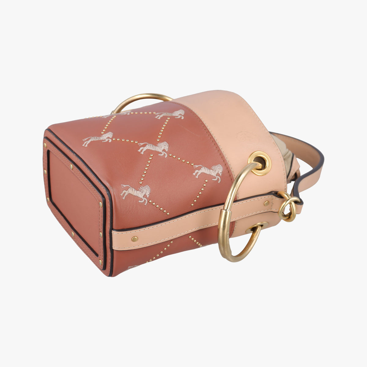 Vintage Chloe Roy Brown×Beige Leather  shoulderbag | stylenewstar