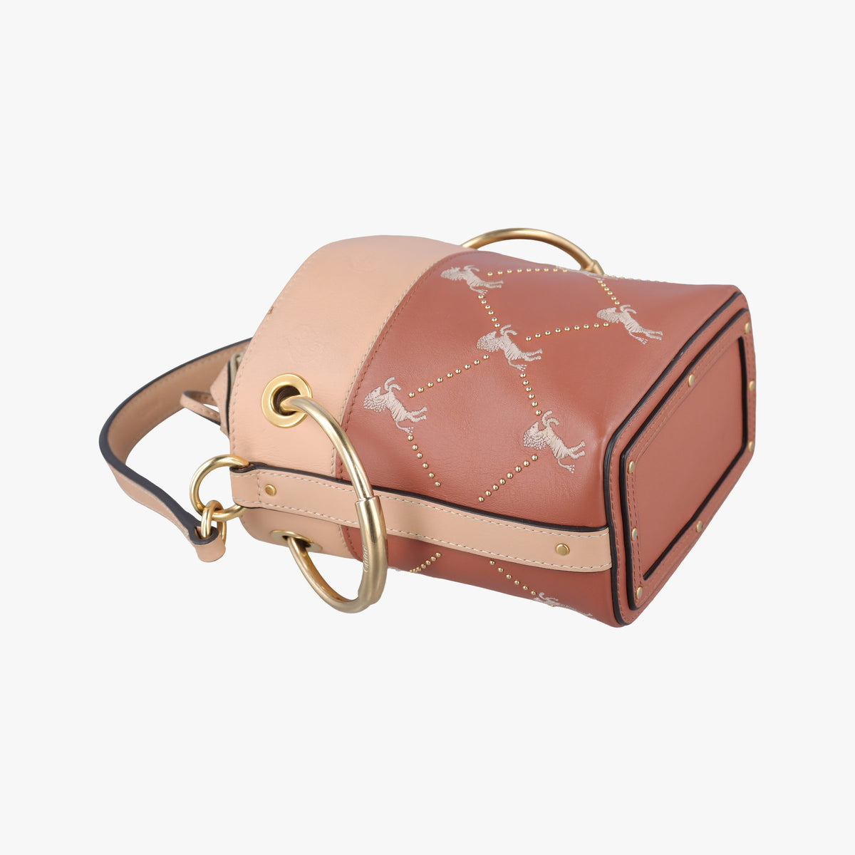 Vintage Chloe Roy Brown×Beige Leather  shoulderbag | stylenewstar