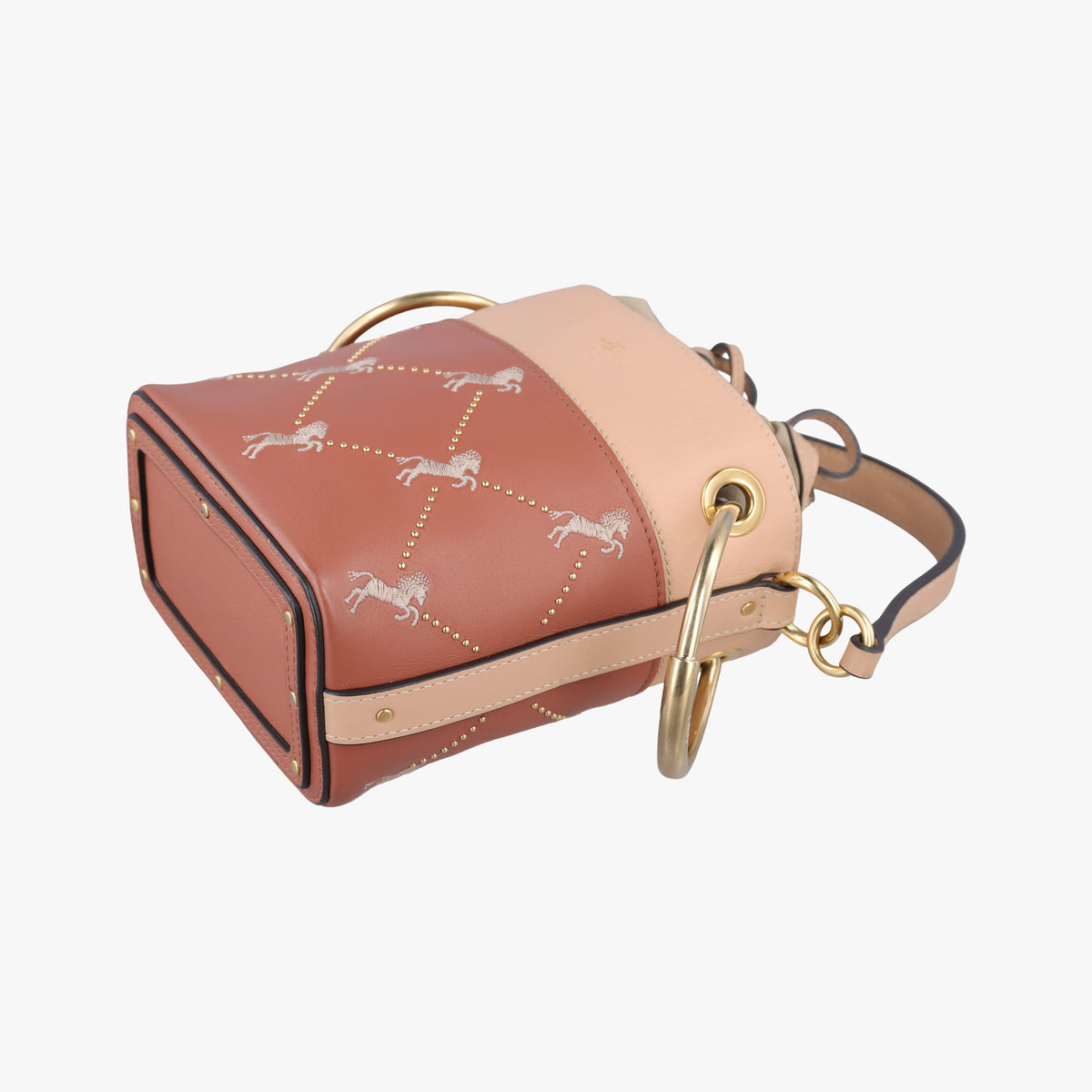 Vintage Chloe Roy Brown×Beige Leather  shoulderbag | stylenewstar