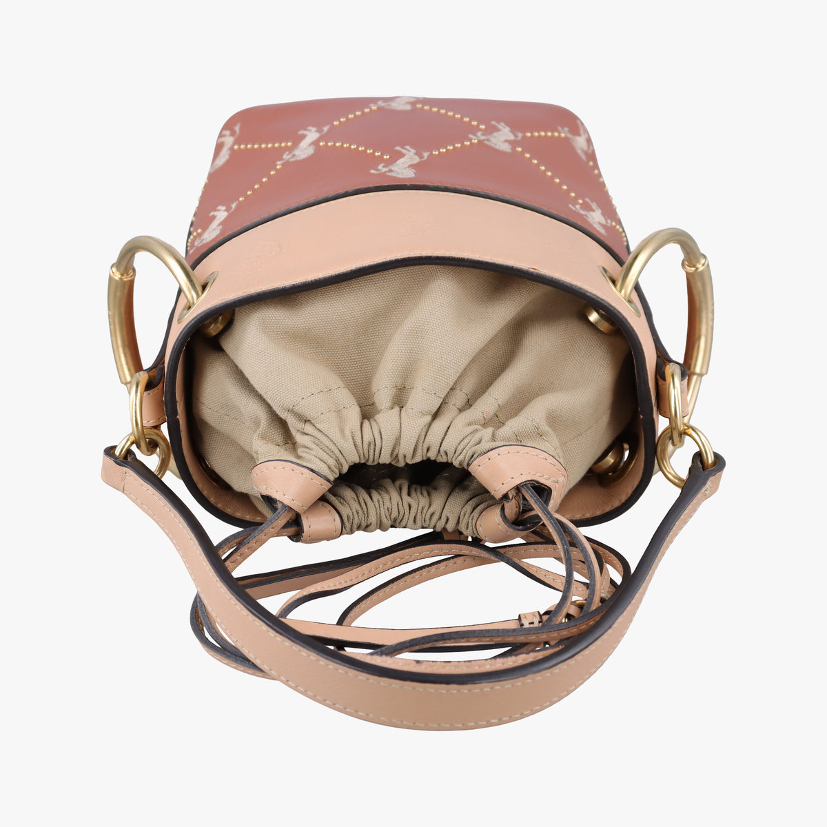 Vintage Chloe Roy Brown×Beige Leather  shoulderbag | stylenewstar