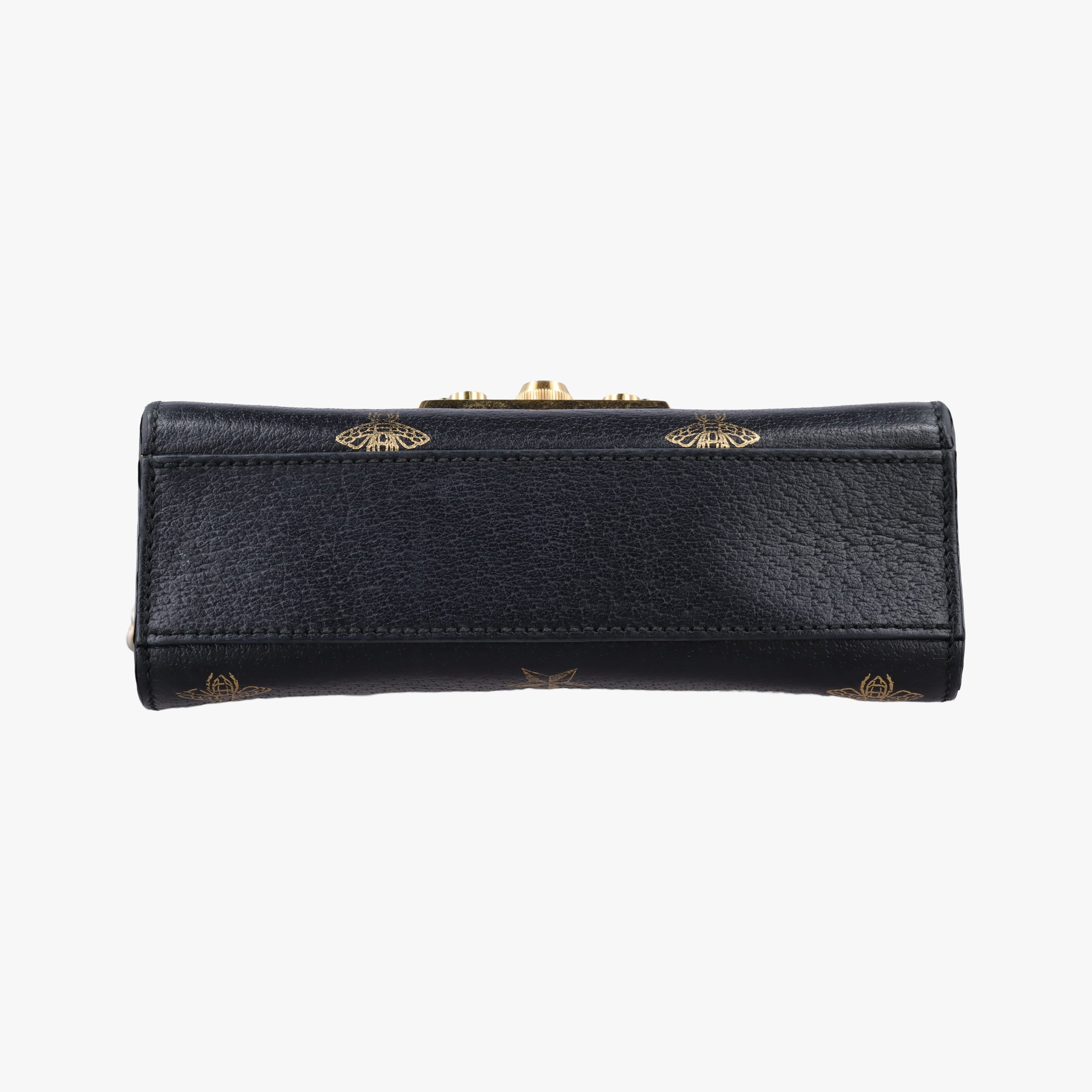 Pre-owned Gucci Padlock Black Leather 432182 shoulderbag | stylenewstar