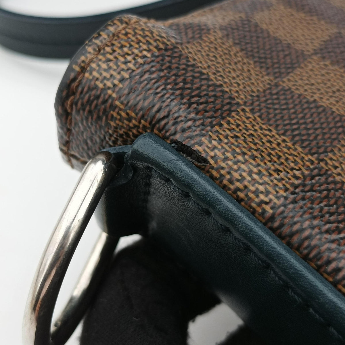 Pre-owned Louis Vuitton Herald EBENE Damier Canvas N41255 handbag | stylenewstar