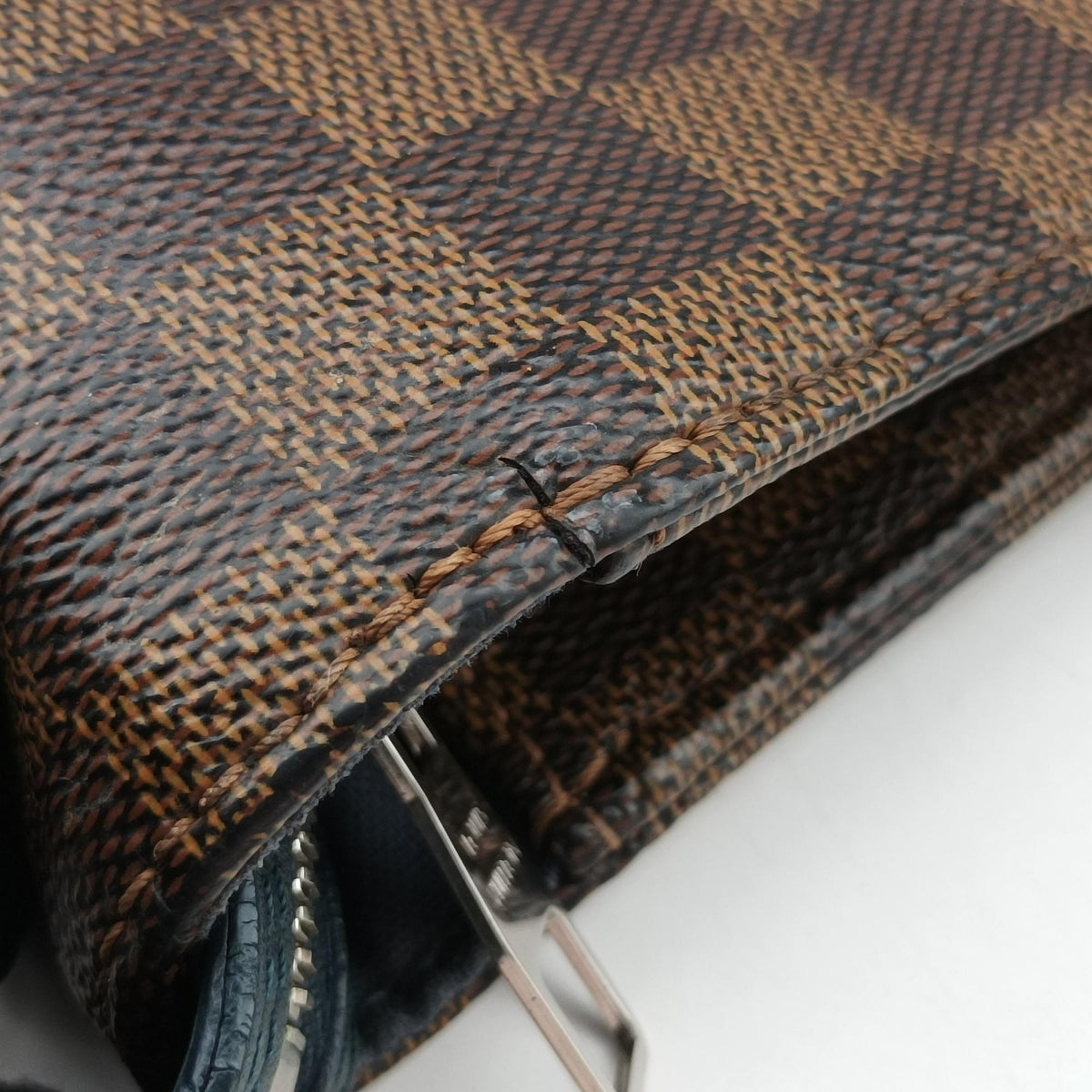 Pre-owned Louis Vuitton Herald EBENE Damier Canvas N41255 handbag | stylenewstar