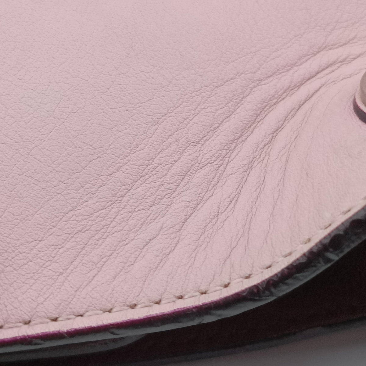 Vintage Christian Dior Diorissimo Pink×gray Leather  shoulderbag | stylenewstar