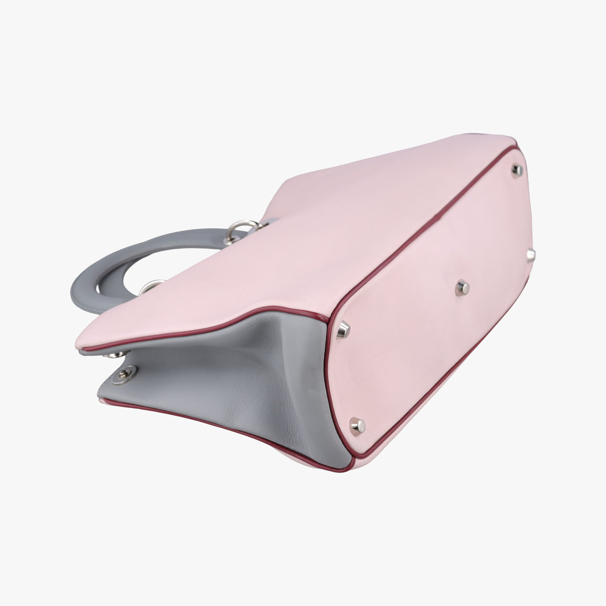 Vintage Christian Dior Diorissimo Pink×gray Leather  shoulderbag | stylenewstar