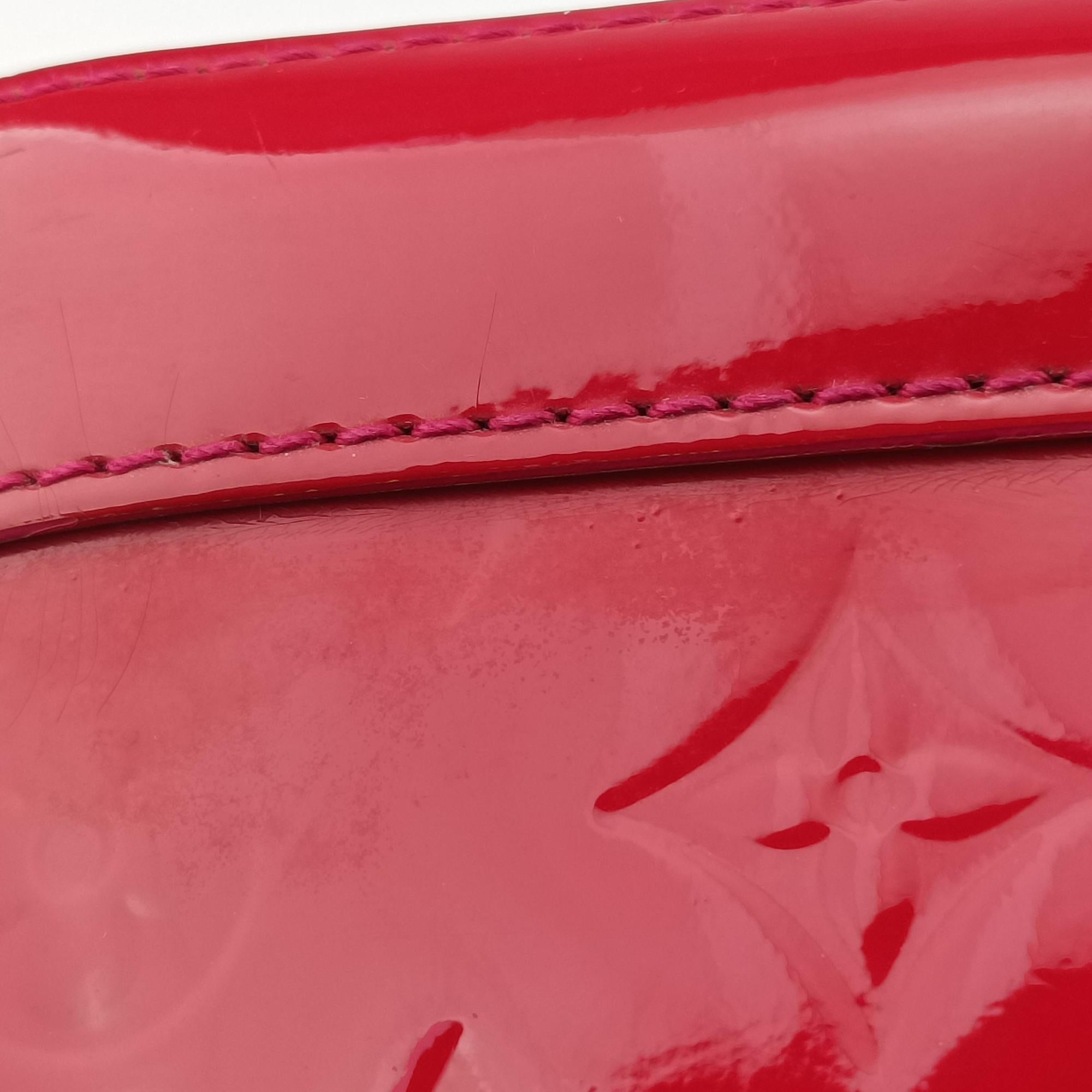 Pre-owned Louis Vuitton Alma PM pomme d'amour Vernis M90096 handbag | stylenewstar